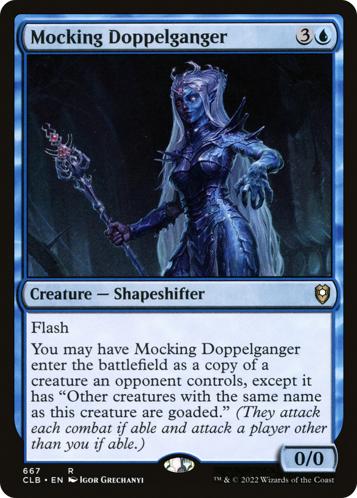 Magic: The Gathering - Mocking Doppelganger - Commander Legends: Battle for Baldur's Gate