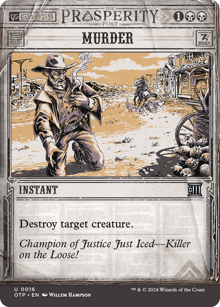 Magic: The Gathering - Murder - Breaking News