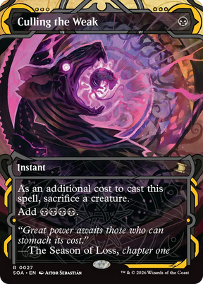 Magic: The Gathering - Culling the Weak - Secrets of Strixhaven Mystical Archive