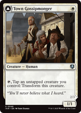 Magic: The Gathering - Town Gossipmonger // Incited Rabble - Innistrad Remastered