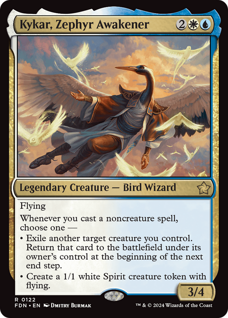 Magic: The Gathering - Kykar, Zephyr Awakener - Foundations