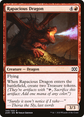 Magic: The Gathering - Rapacious Dragon Foil - Double Masters