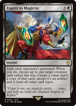 Magic: The Gathering - Espers to Magicite - Final Fantasy Commander