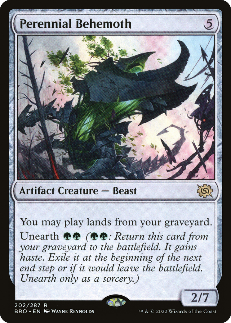 Magic: The Gathering - Perennial Behemoth Foil - The Brothers' War