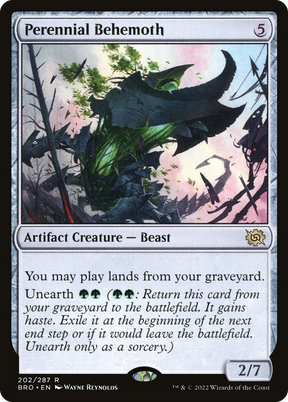 Magic: The Gathering - Perennial Behemoth Foil - The Brothers' War