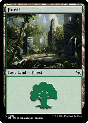 Magic: The Gathering - Forest #286 Foil - Murders at Karlov Manor