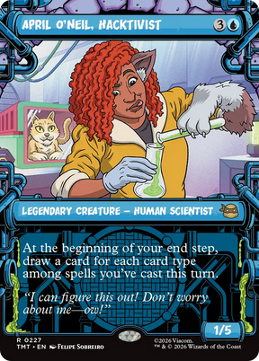 Magic: The Gathering - April O'Neil, Hacktivist - Teenage Mutant Ninja Turtles