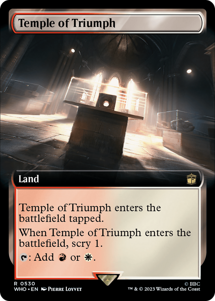 Magic: The Gathering - Temple of Triumph Foil - Doctor Who