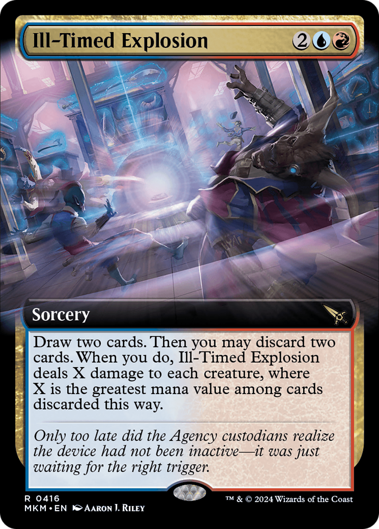 Magic: The Gathering - Ill-Timed Explosion Foil - Murders at Karlov Manor