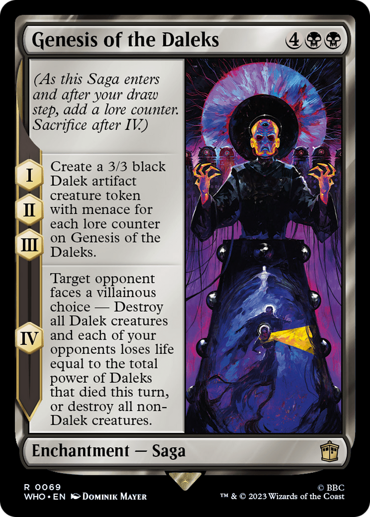 Magic: The Gathering - Genesis of the Daleks - Doctor Who