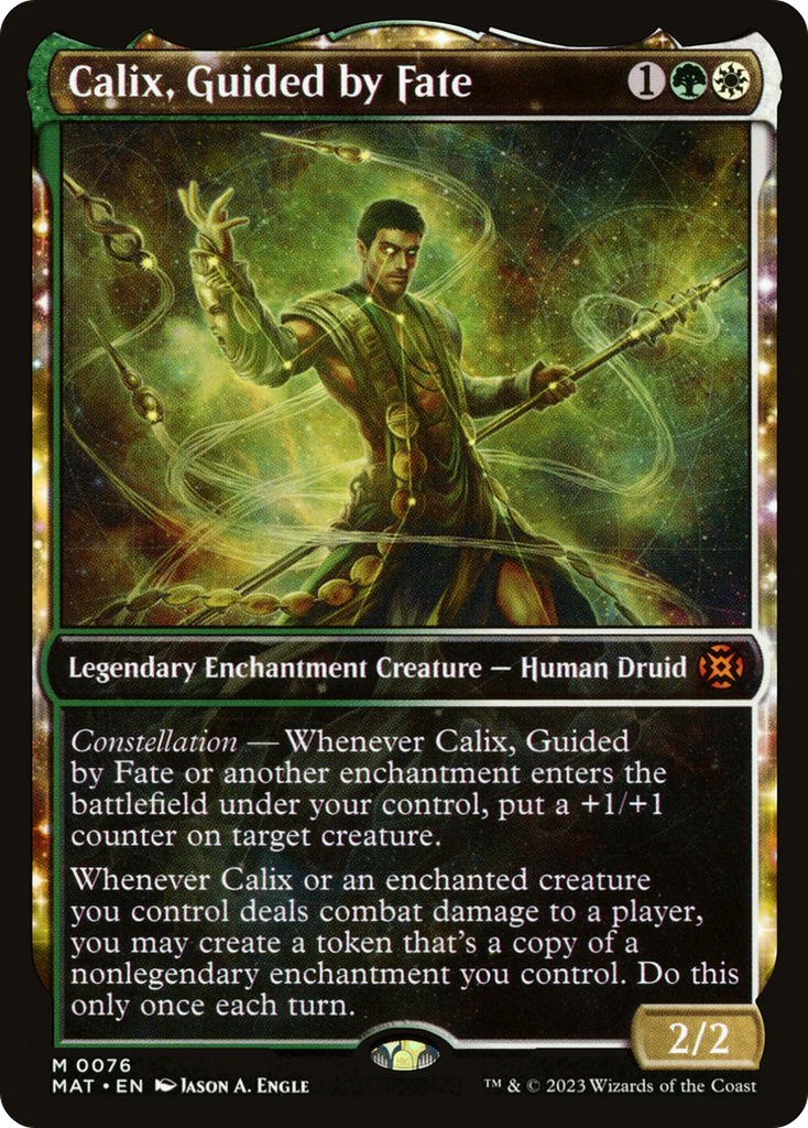 Magic: The Gathering - Calix, Guided by Fate Foil - March of the Machine: The Aftermath