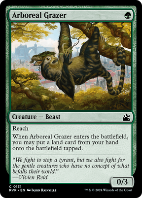 Magic: The Gathering - Arboreal Grazer Foil - Ravnica Remastered