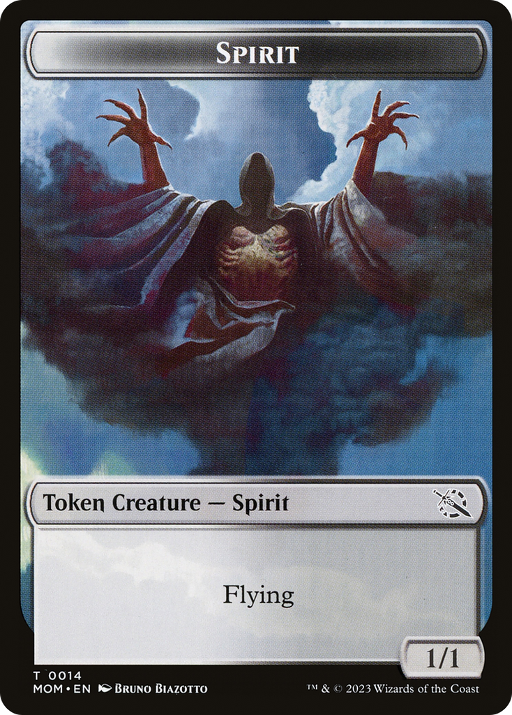 Magic: The Gathering - Spirit Token - March of the Machine Tokens