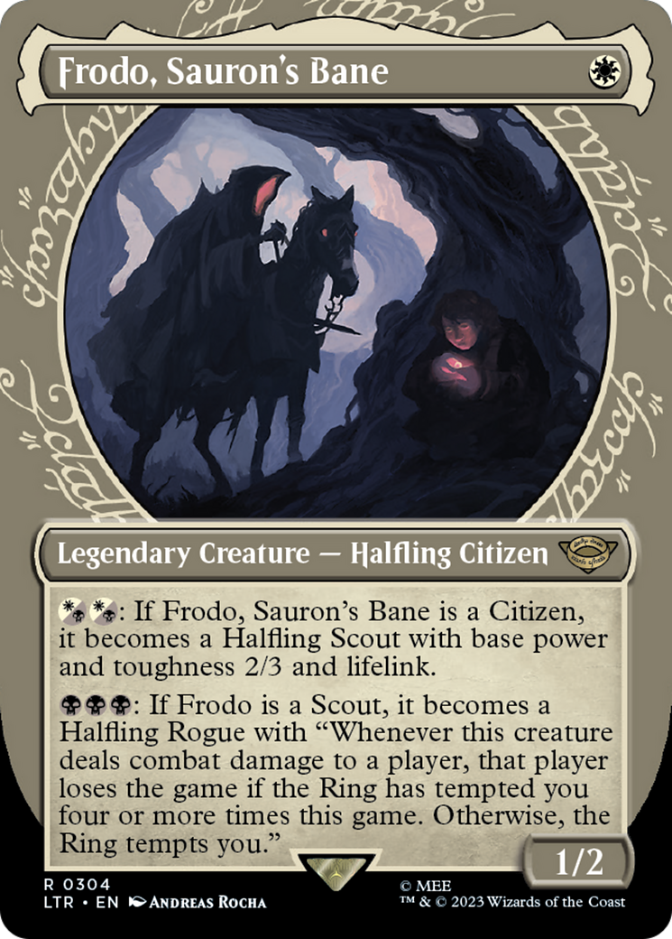 Magic: The Gathering - Frodo, Sauron's Bane Foil - The Lord of the Rings: Tales of Middle-earth