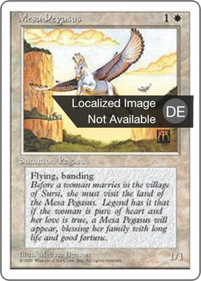 Magic: The Gathering - Mesa-Pegasus - Fourth Edition