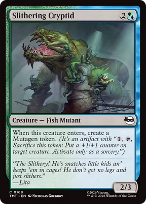 Magic: The Gathering - Slithering Cryptid Foil - Teenage Mutant Ninja Turtles
