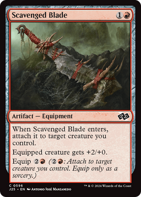 Magic: The Gathering - Scavenged Blade - Foundations Jumpstart