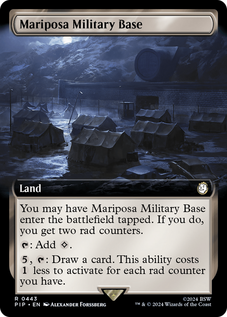 Magic: The Gathering - Mariposa Military Base Foil - Fallout