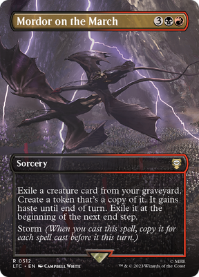Magic: The Gathering - Mordor on the March Foil - Tales of Middle-earth Commander