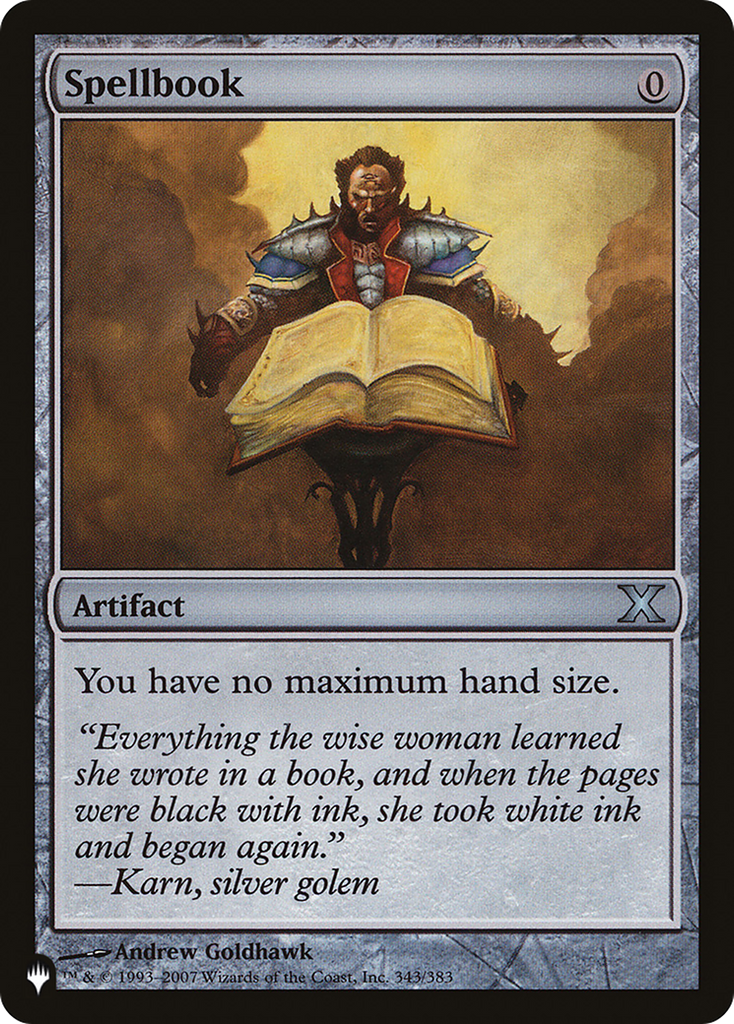 Magic: The Gathering - Spellbook - The List