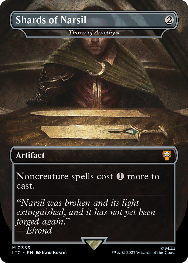 Magic: The Gathering - Thorn of Amethyst Foil - Tales of Middle-earth Commander