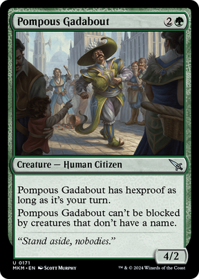 Magic: The Gathering - Pompous Gadabout - Murders at Karlov Manor