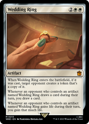 Magic: The Gathering - Wedding Ring Foil - Doctor Who