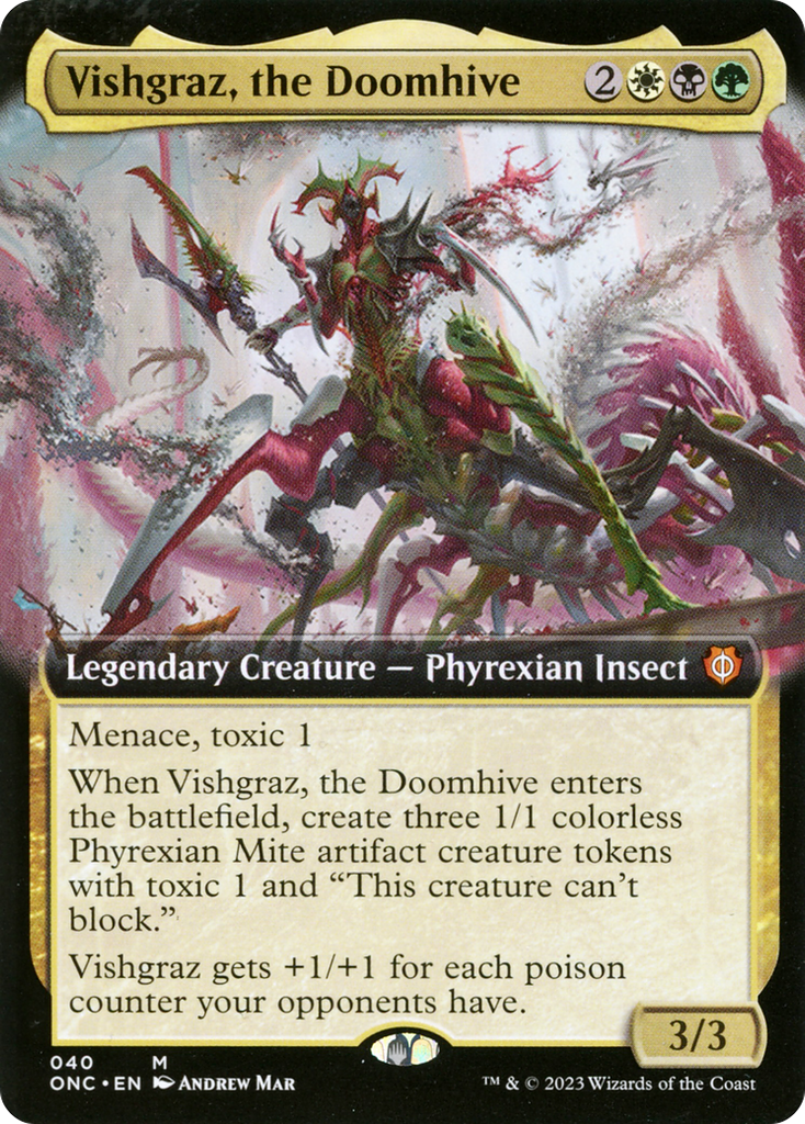 Magic: The Gathering - Vishgraz, the Doomhive - Phyrexia: All Will Be One Commander