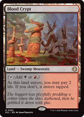 Magic: The Gathering - Blood Crypt Foil - Lorwyn Eclipsed