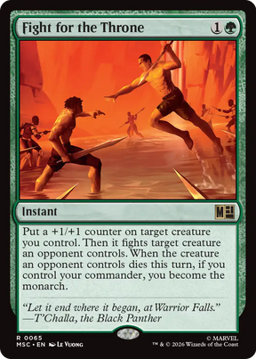 Magic: The Gathering - Fight for the Throne - Marvel Super Heroes Commander