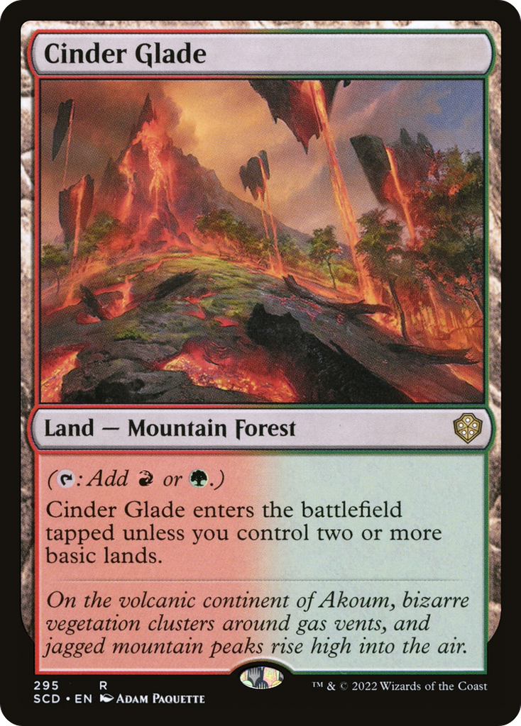 Magic: The Gathering - Cinder Glade - Starter Commander Decks