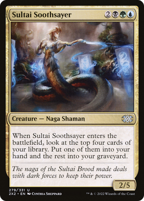 Magic: The Gathering - Sultai Soothsayer - Double Masters 2022