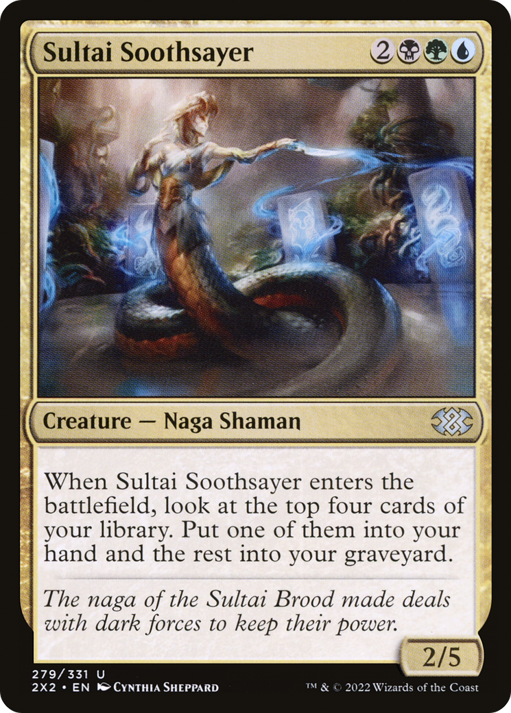 Magic: The Gathering - Sultai Soothsayer Foil - Double Masters 2022