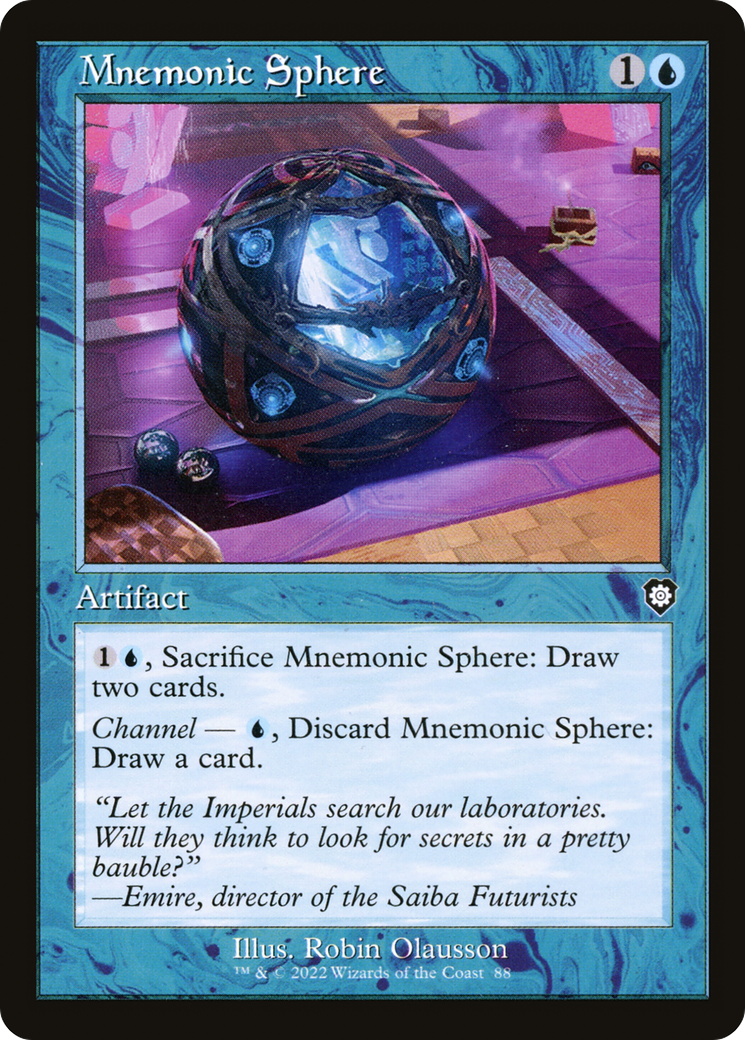 Magic: The Gathering - Mnemonic Sphere - The Brothers' War Commander