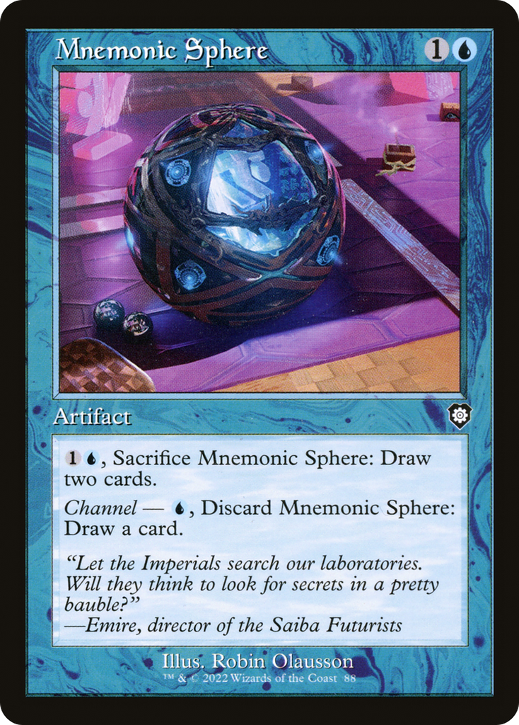 Magic: The Gathering - Mnemonic Sphere - The Brothers' War Commander