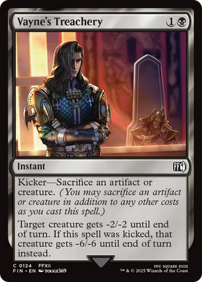 Magic: The Gathering - Vayne's Treachery - Final Fantasy