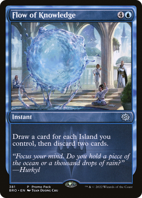 Magic: The Gathering - Flow of Knowledge Foil - The Brothers' War