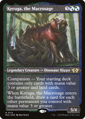 Magic: The Gathering - Keruga, the Macrosage Foil - Multiverse Legends