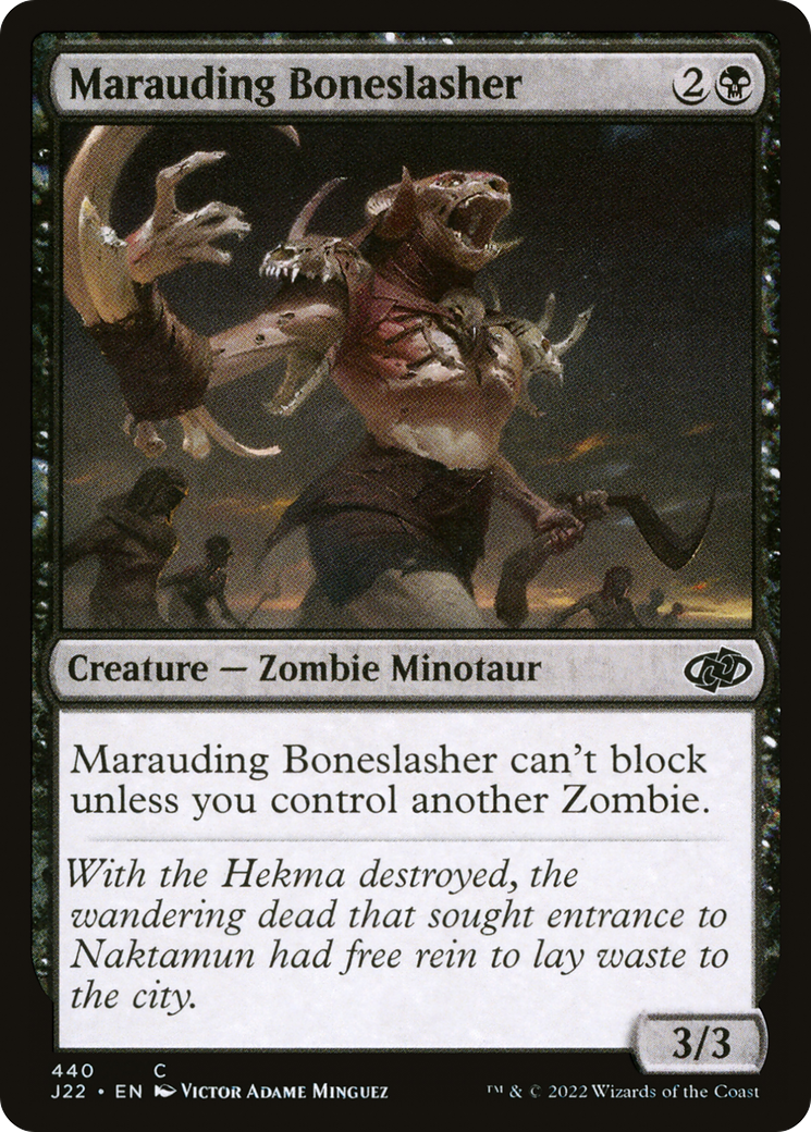 Magic: The Gathering - Marauding Boneslasher - Jumpstart 2022