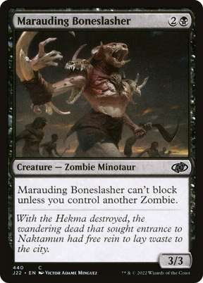 Magic: The Gathering - Marauding Boneslasher - Jumpstart 2022