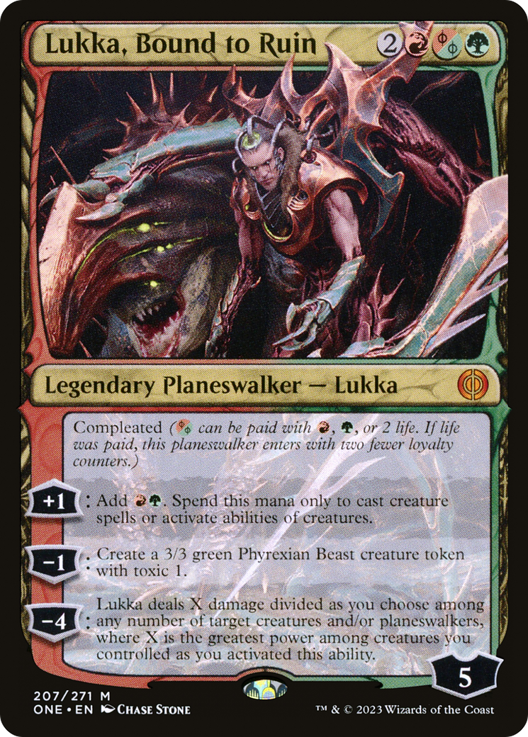 Magic: The Gathering - Lukka, Bound to Ruin - Phyrexia: All Will Be One