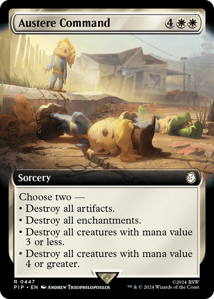 Magic: The Gathering - Austere Command Foil - Fallout