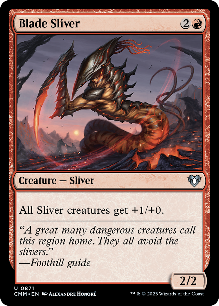 Magic: The Gathering - Blade Sliver - Commander Masters