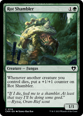 Magic: The Gathering - Rot Shambler Foil - Commander Masters