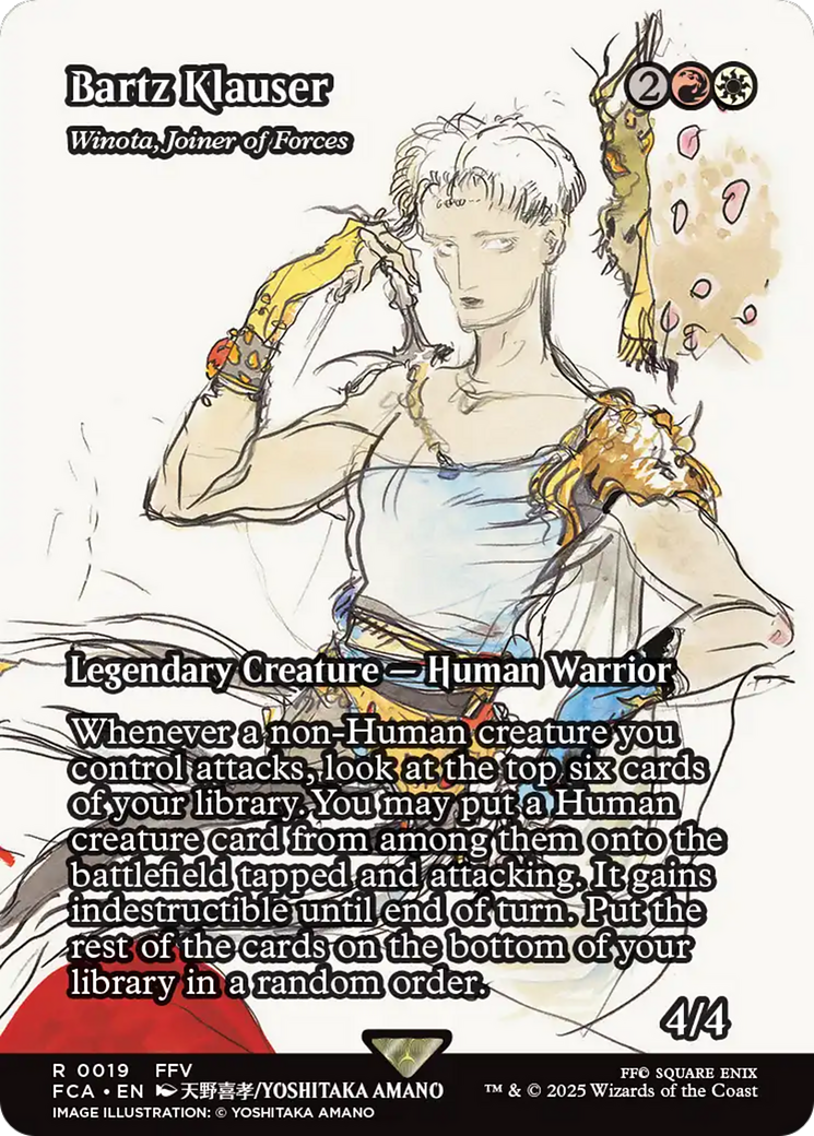 Magic: The Gathering - Winota, Joiner of Forces Foil - Final Fantasy: Through the Ages