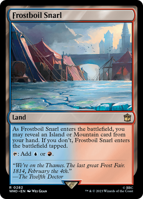 Magic: The Gathering - Frostboil Snarl Foil - Doctor Who