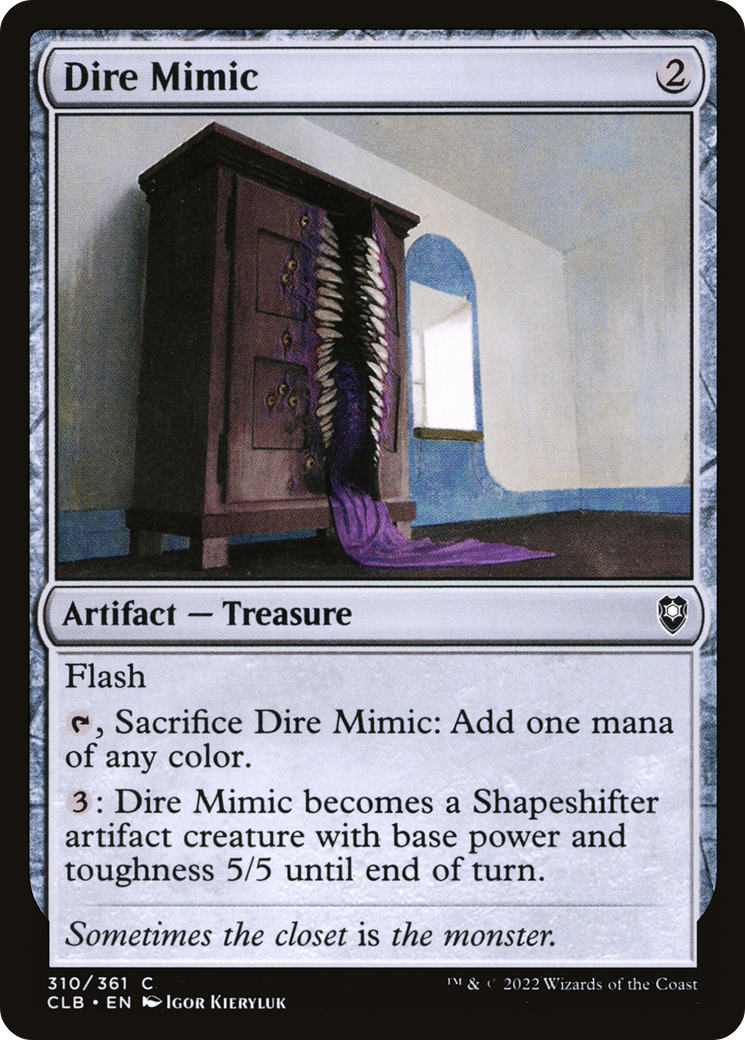 Magic: The Gathering - Dire Mimic - Commander Legends: Battle for Baldur's Gate