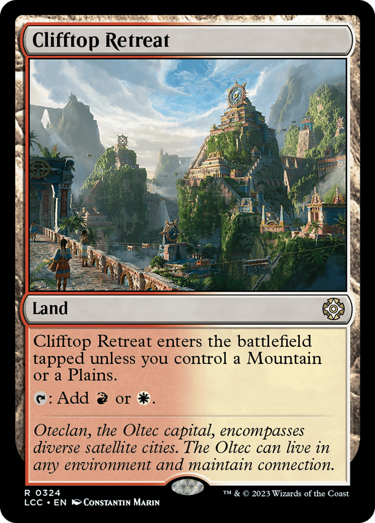 Magic: The Gathering - Clifftop Retreat - The Lost Caverns of Ixalan Commander