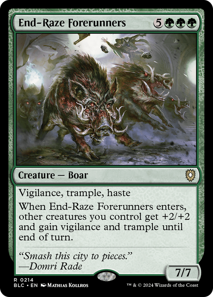 Magic: The Gathering - End-Raze Forerunners - Bloomburrow Commander