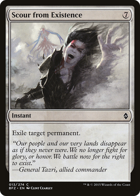 Magic: The Gathering - Scour from Existence Foil - Battle for Zendikar